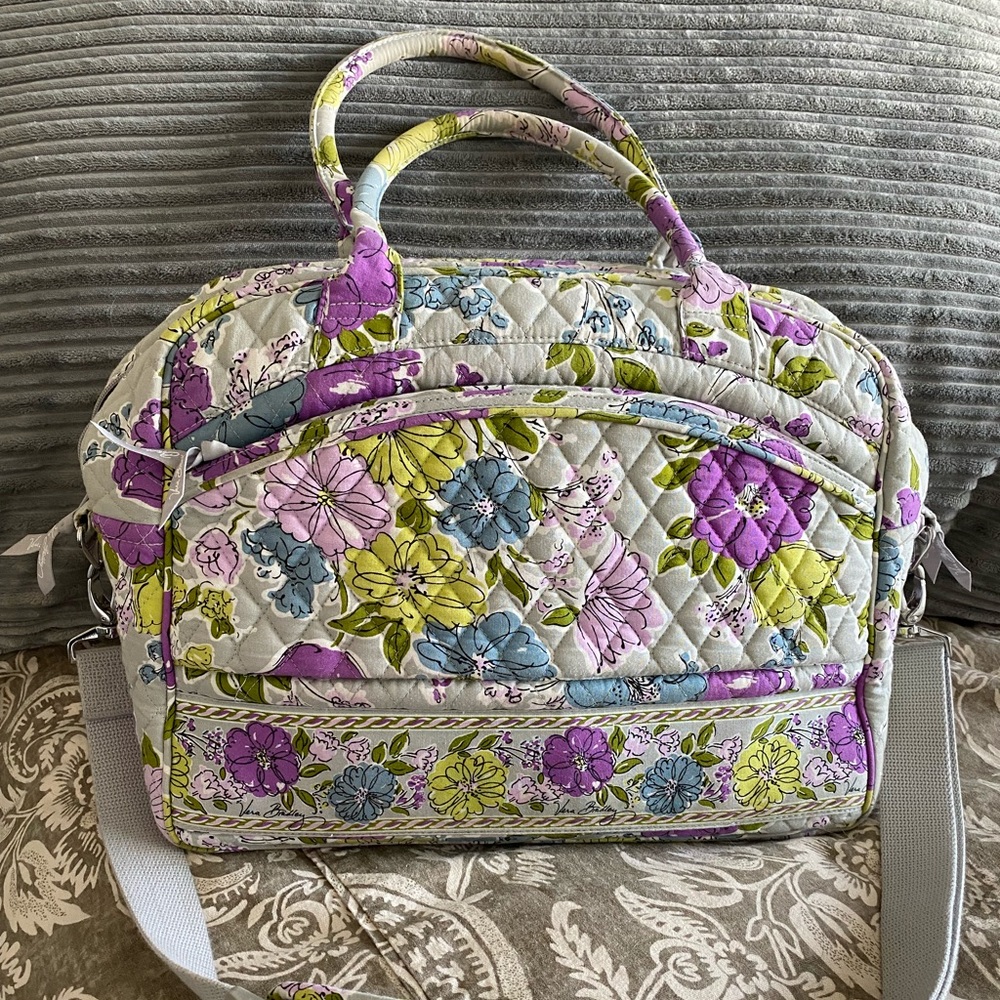 Vera Bradley laptop shoulder bag